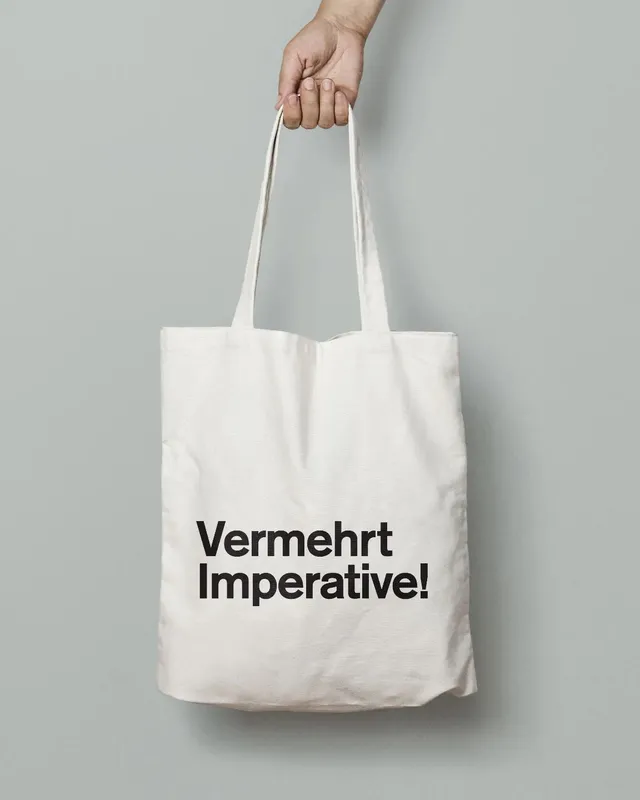 Vermehrt Imperative!